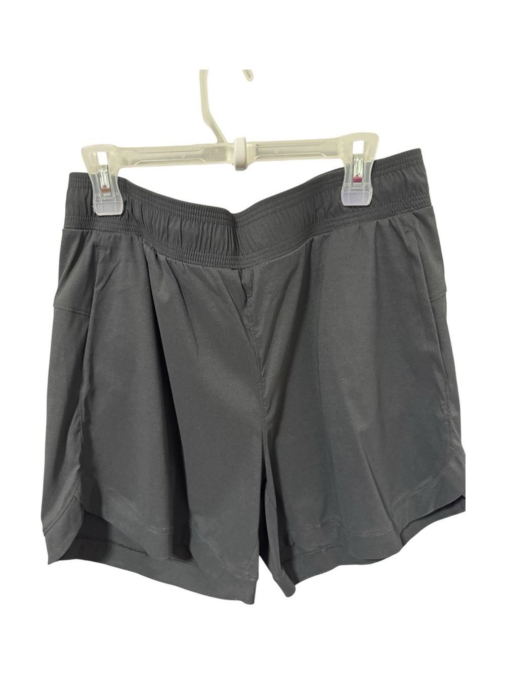 Tuff Athletics Black Women's Athletic Shorts - Vented Hem